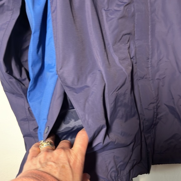 Coleman Hooded Windbreaker Zip Up Jacket Navy & Blue Size 2XL - Picture 2 of 7